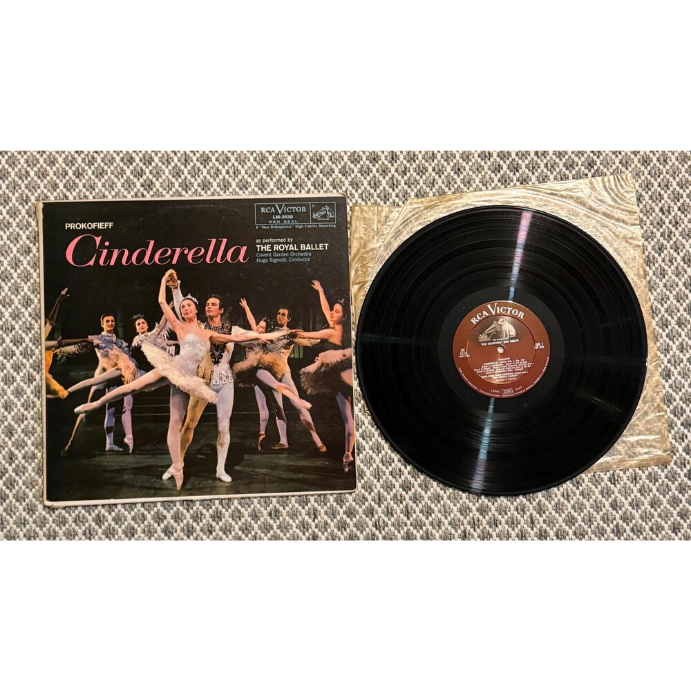 1957 RCA Victor vinyl record release of Prokofievs Cinderella ballet music